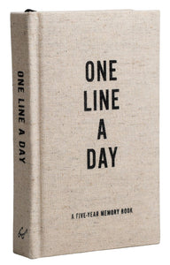 One Line a Day journal