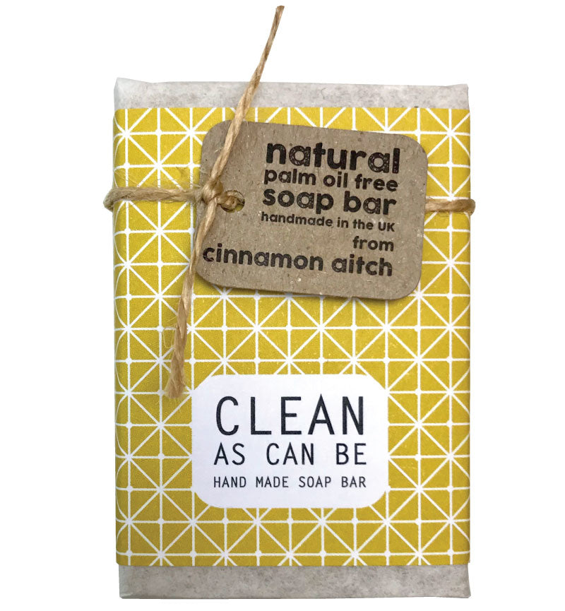 Clean as can be - lemongrass & hemp soap bar