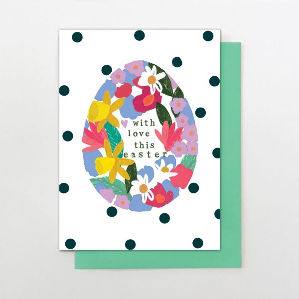 Easter big patterned egg