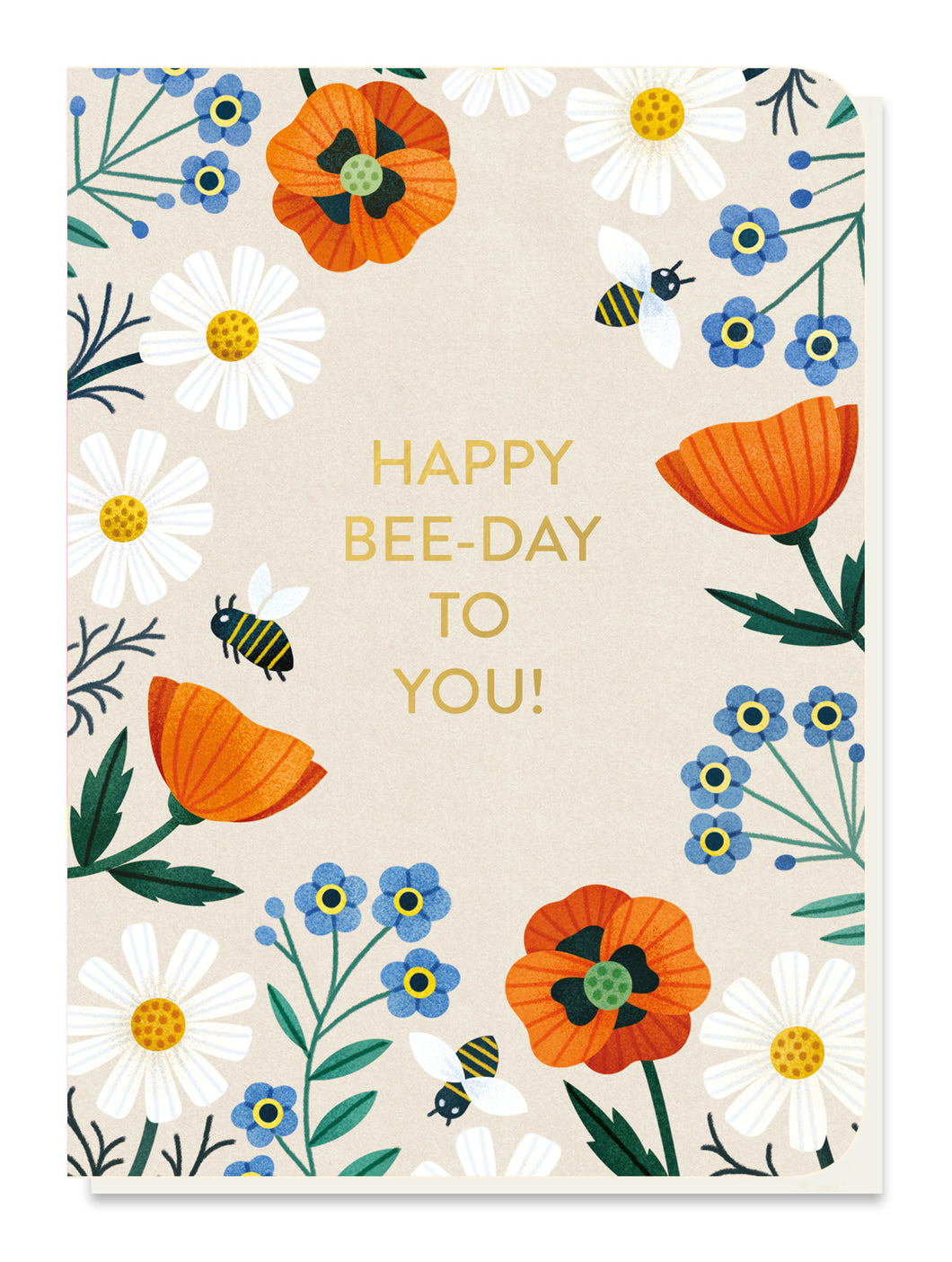 Bee-friendly Birthday Card with seeds