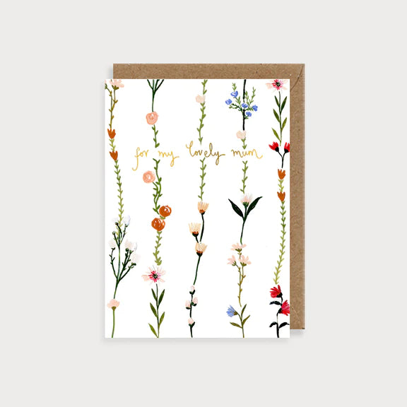 String of Flowers Lovely Mum