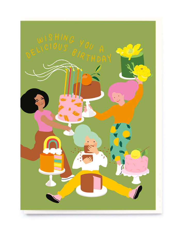 Birthday cakes  card