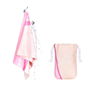 Cooling Towel - Go Faster - Sprint Pink