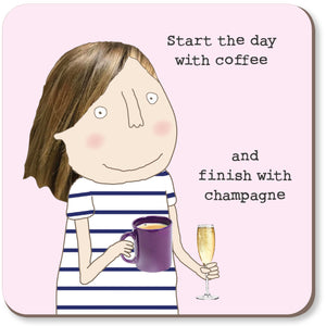 Coffee and Champagne Coaster