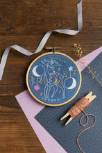 Load image into Gallery viewer, Celestial Deer mini embroidery kit
