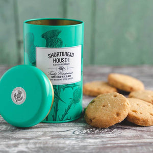Truly Handmade Shortbread Biscuits with Stem Ginger - 140g Tin