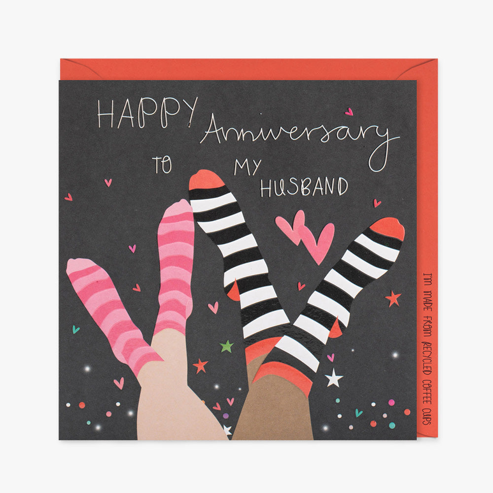 Happy Anniversary Husband socks