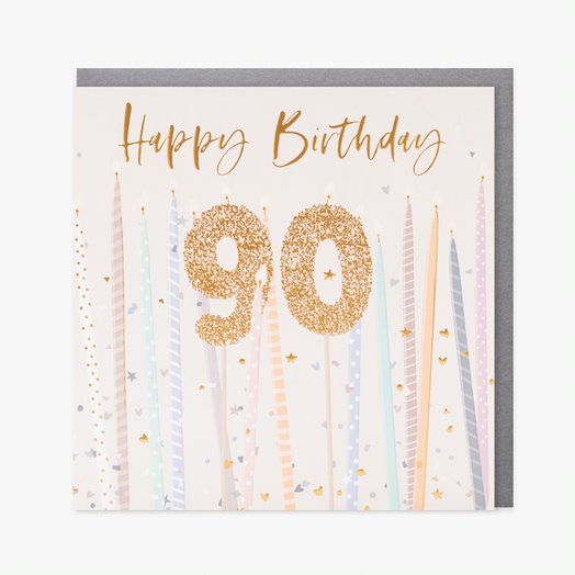 90th birthday candles