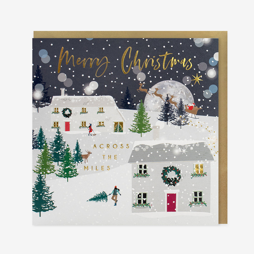 Luxury Christmas Card - Across the miles