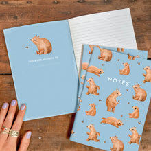 Load image into Gallery viewer, A5 Bear Pattern Notebook
