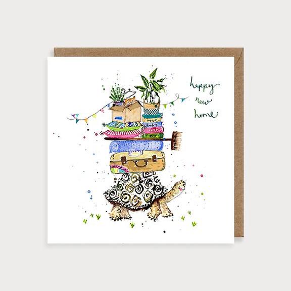 Happy New Home card - tortoise