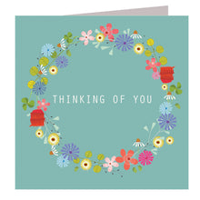 Load image into Gallery viewer, Thinking of you floral card
