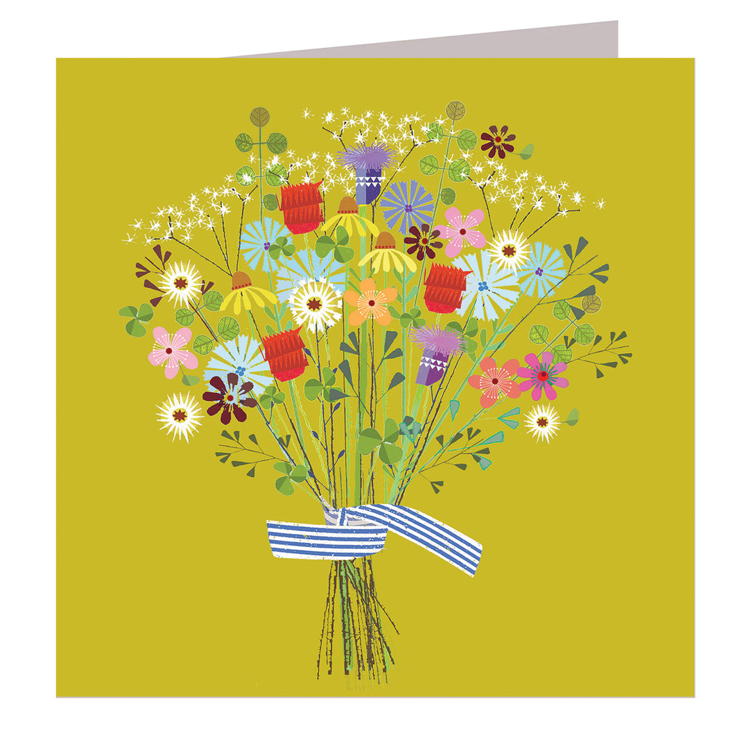 Bunch of flowers card
