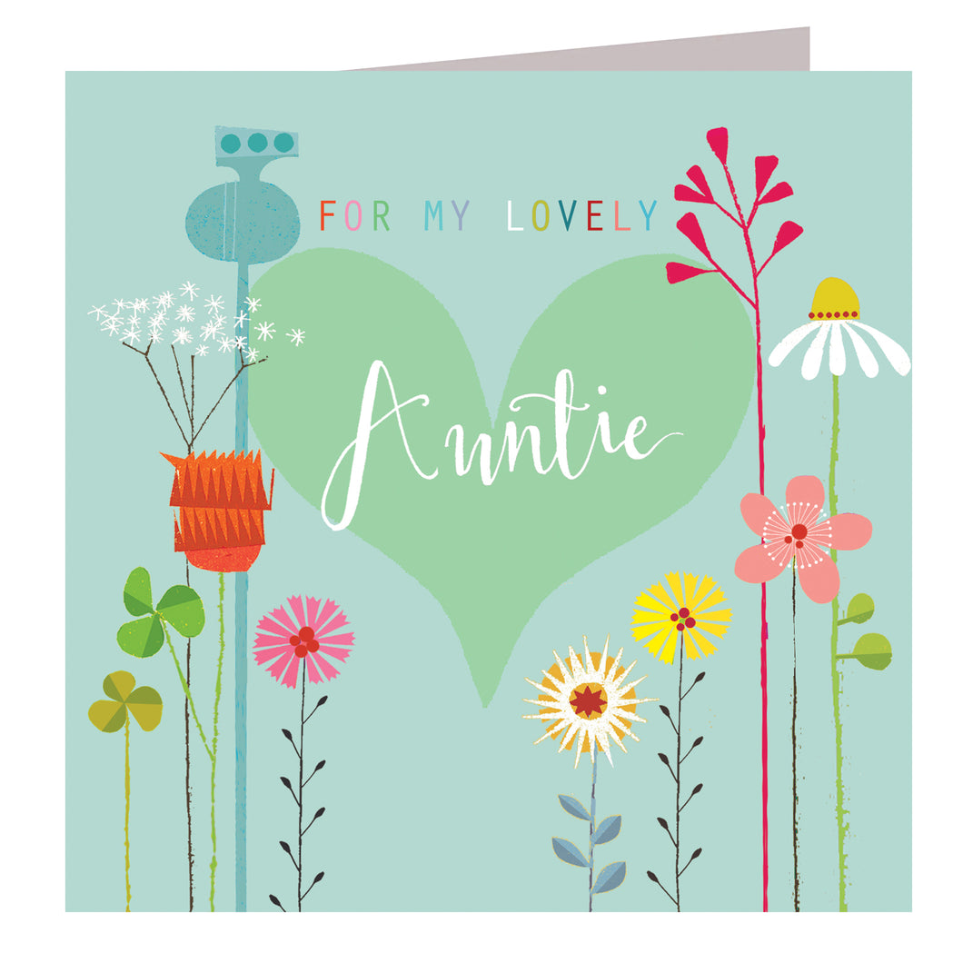 Auntie birthday card
