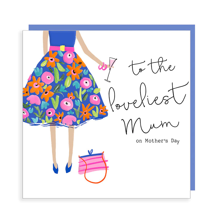 Mother's Day - To the loveliest Mum - Floral dress