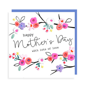 Floral Branches Mother's Day card