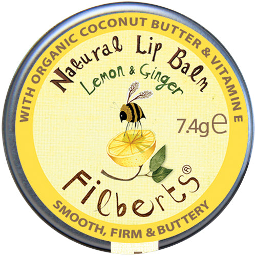 Filberts lemon and ginger natural lip balm