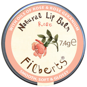 Filberts rose natural lip balm