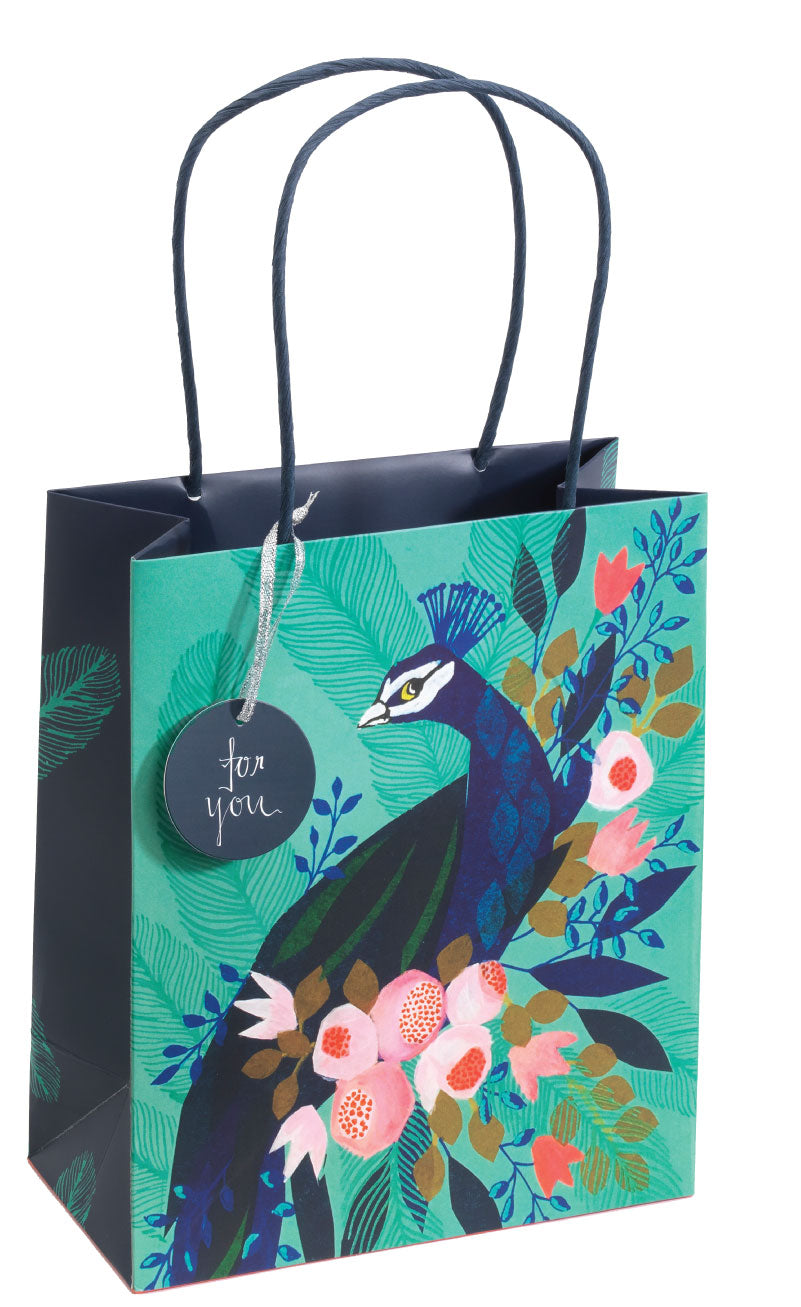 Gift bag Medium Peacock
