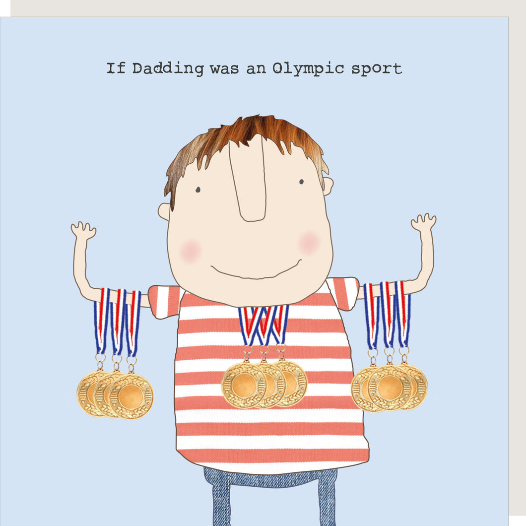 Olympic Dadding Father's Day card
