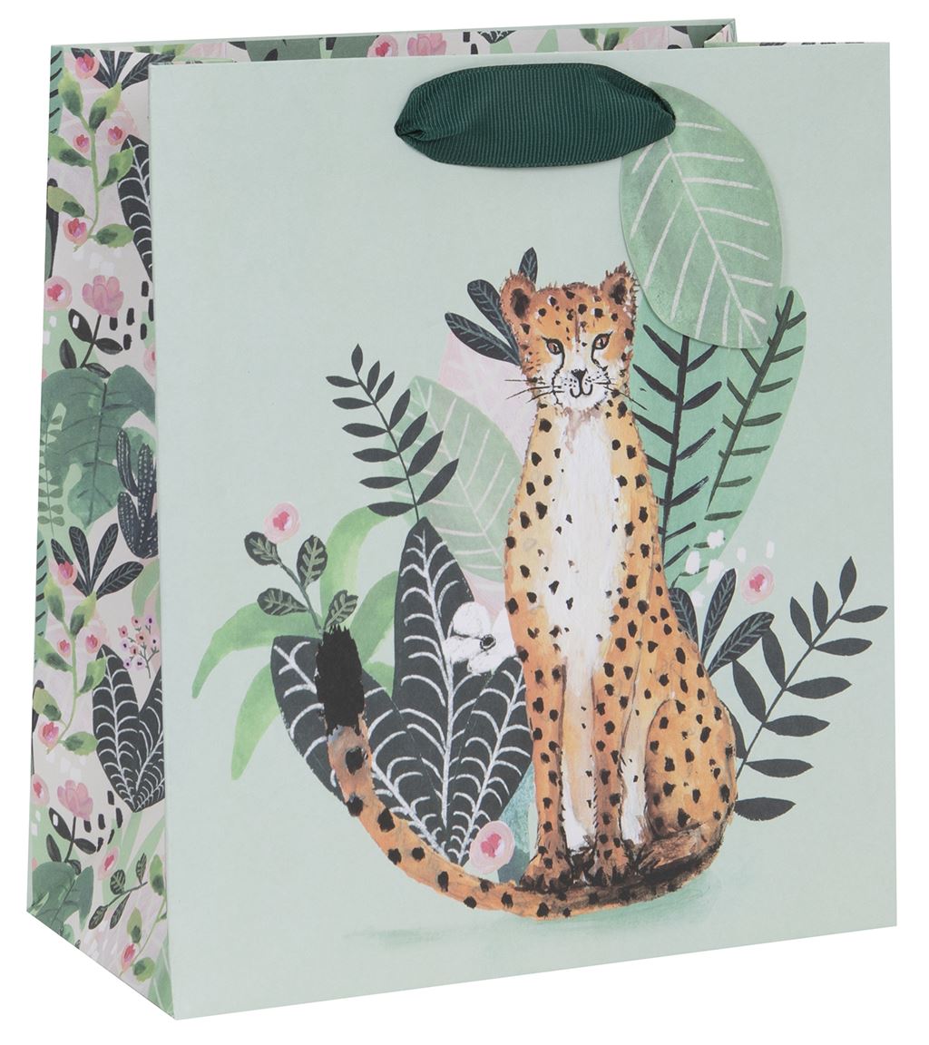 Gift bag medium - cheetah
