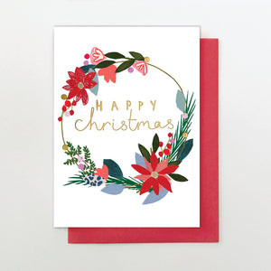 Christmas Card- christmas wreath