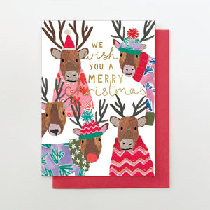 Christmas Card- reindeer gang