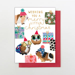 Christmas Card- guinea pigs