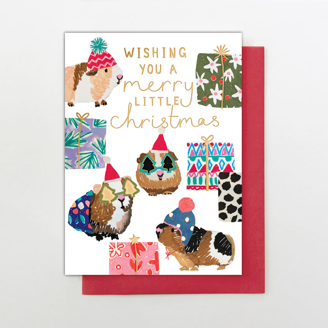 Christmas Card- guinea pigs
