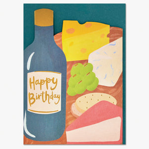 Happy Birthday - Cheese & Wine