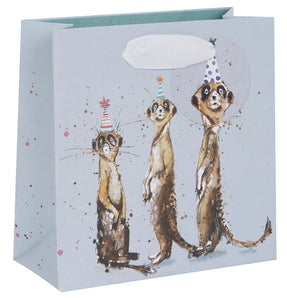 Gift bag small - meerkats