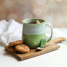 Load image into Gallery viewer, Pea Green Glosters Handmade Mug

