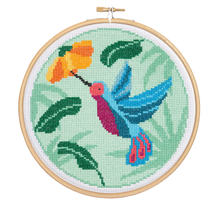 Load image into Gallery viewer, Hummingbird Cross Stitch Kit
