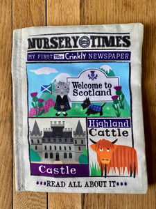 Welcome to Scotland Crinkly Newspaper