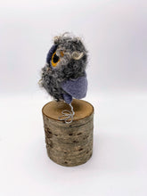Load image into Gallery viewer, Needle Felted Grey Baby Owl
