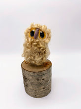 Load image into Gallery viewer, Needle Felted Blonde Baby Owl
