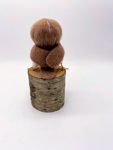 Needle felted Barn Owl