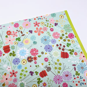 Wildflower wrapping paper