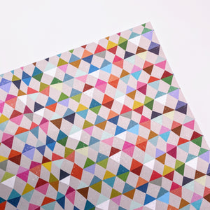 Multi Colour Diamond wrapping paper