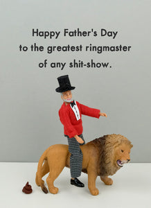 Ringmaster Father's Day card
