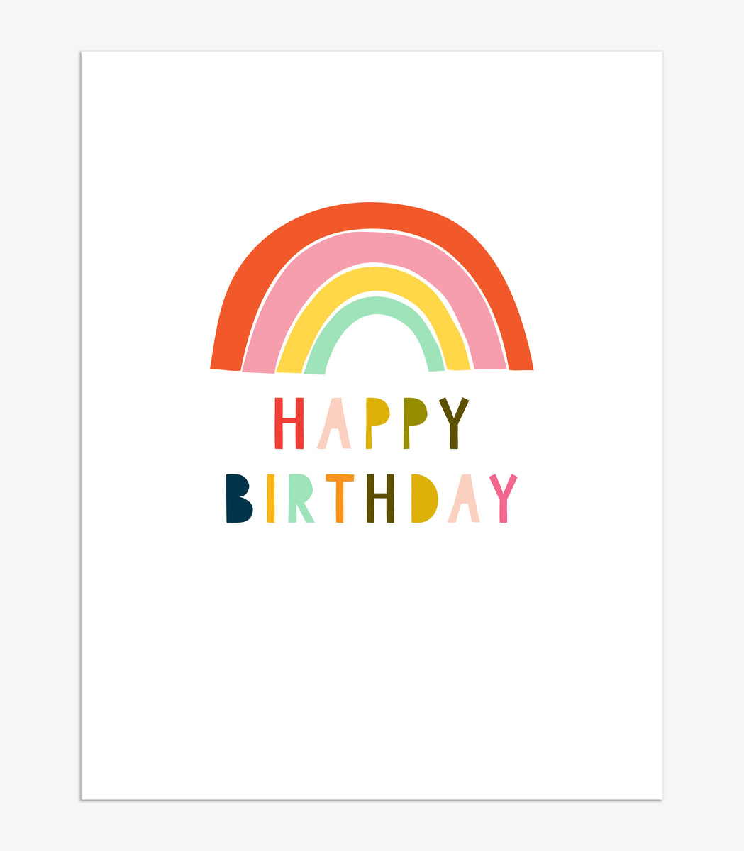 Happy Birthday - rainbow – Pippin Gifts Ltd