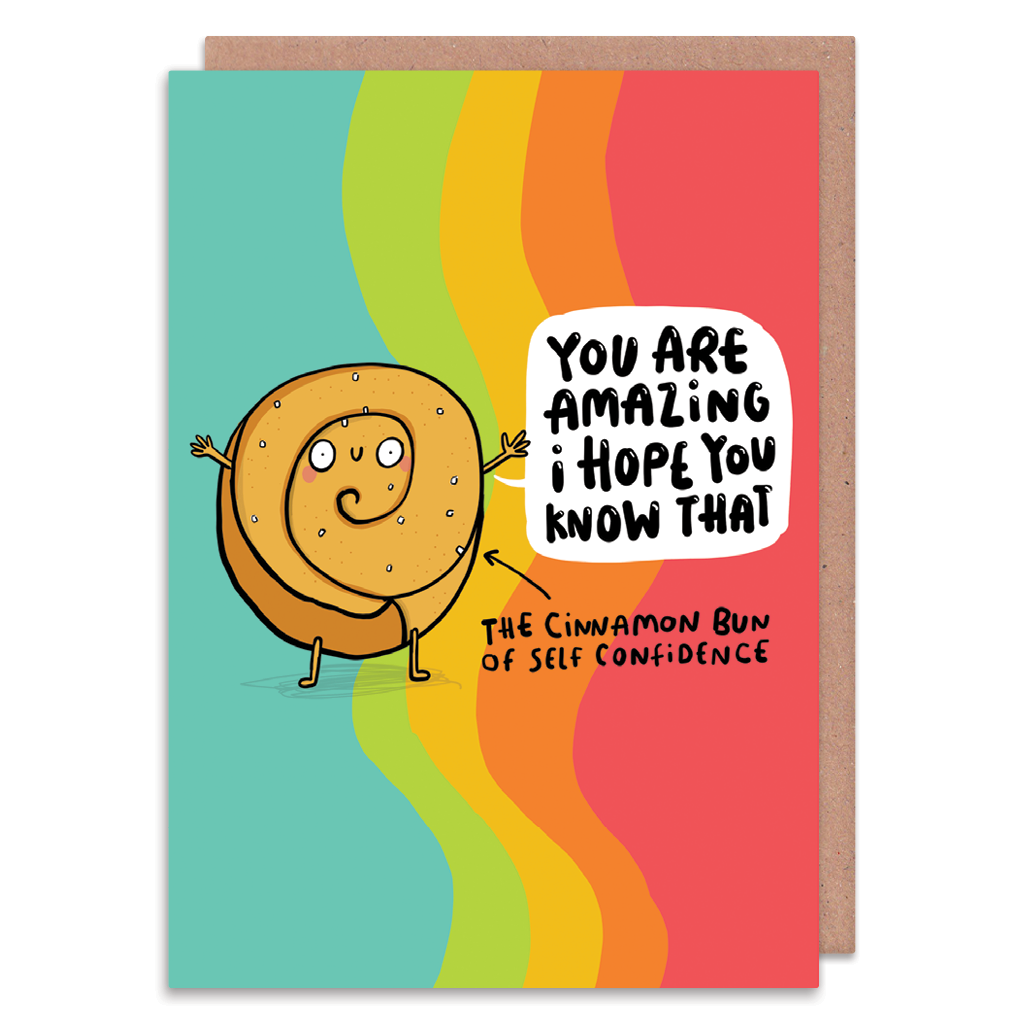 The Cinnamon Bun Greeting Card