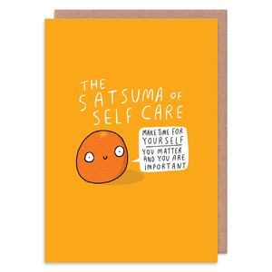 Satsuma Of Self Care Greeting Card