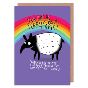 Terrific As A Tapir Greeting Card