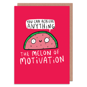 Melon Of Motivation Greeting Card