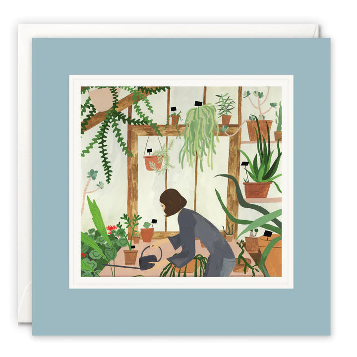 Succulent House Paintworks Card