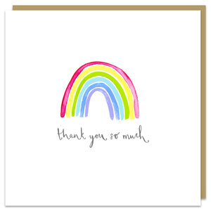Thank You rainbow card