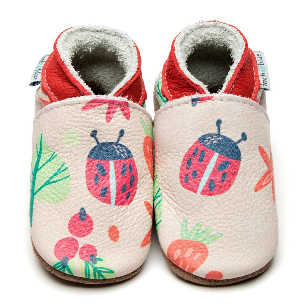 Inch Blue baby shoes - Ladybug