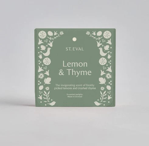 Lemon & Thyme scented tealights by St Eval