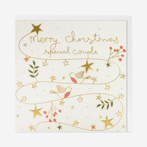 Christmas Card special couple garland